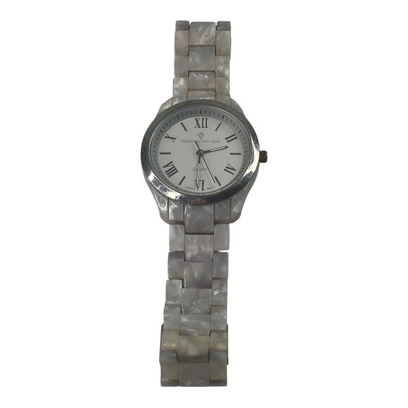 Christian Van Sant Women's CV3410 Analog Quartz Granite Watch Sexy Bling Vs Deal - Picture 1 of 4